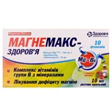 Магнемакс-здоров'я р-н орал. фл. скляний 10 мл, гермет. укупор. №10